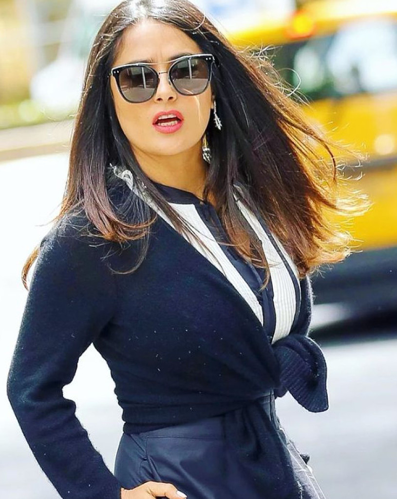 Bikini News Daily Salma Hayek is not scared of closeups, and she